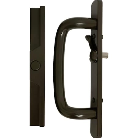 G.A.S. Hardware Off-Set Handle Set for Sliding Glass Patio Doors DH-204-B